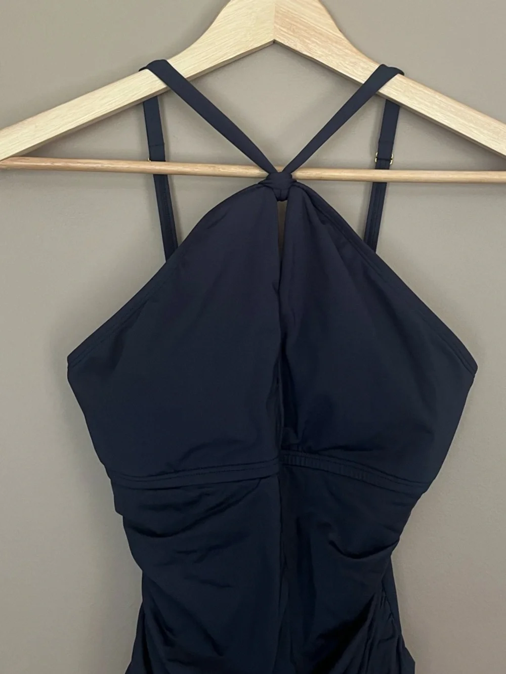 {Bleu Rod Beattie} High Neck One Piece Swimsuit in Black - Womens 4 - NWT - Picture 2 of 9